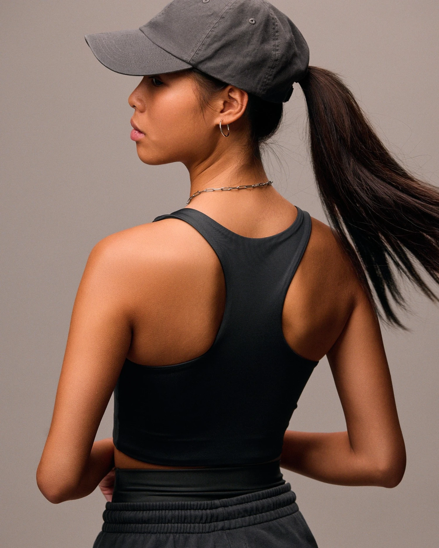 Colorful Standard Active Cropped Bra - Petrol Blue 7 Colorful Standard Active Cropped Bra - Petrol Blue - Image 5