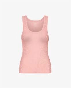 Colorful Standard Women Organic Rib Tank Top - Bright Coral