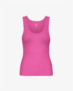 Colorful Standard Women Organic Rib Tank Top - Bubblegum Pink