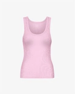 Colorful Standard Women Organic Rib Tank Top - Flamingo Pink