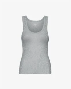 Colorful Standard Women Organic Rib Tank Top - Heather Grey