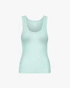 Colorful Standard Women Organic Rib Tank Top - Light Aqua