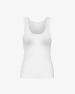 Colorful Standard Women Organic Rib Tank Top - Optical White