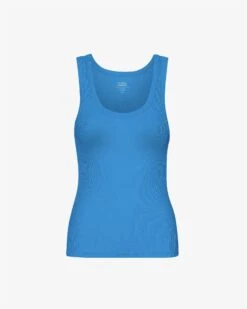 Colorful Standard Women Organic Rib Tank Top - Pacific Blue