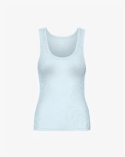 Colorful Standard Women Organic Rib Tank Top - Polar Blue