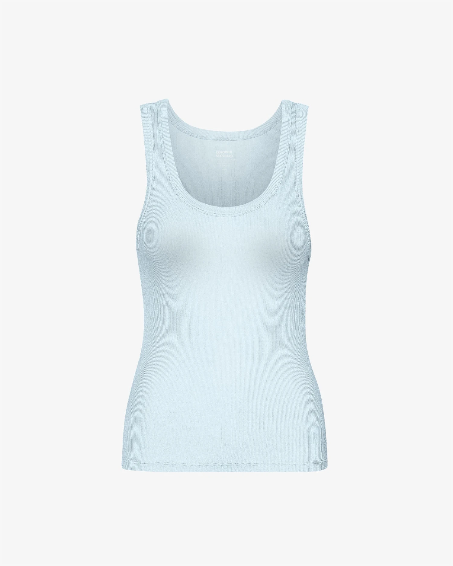 Colorful Standard Women Organic Rib Tank Top - Polar Blue 3 Colorful Standard Women Organic Rib Tank Top - Polar Blue