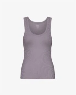 Colorful Standard Women Organic Rib Tank Top - Purple Haze