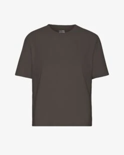 Colorful Standard Organic Boxy Crop Tee - Coffee Brown