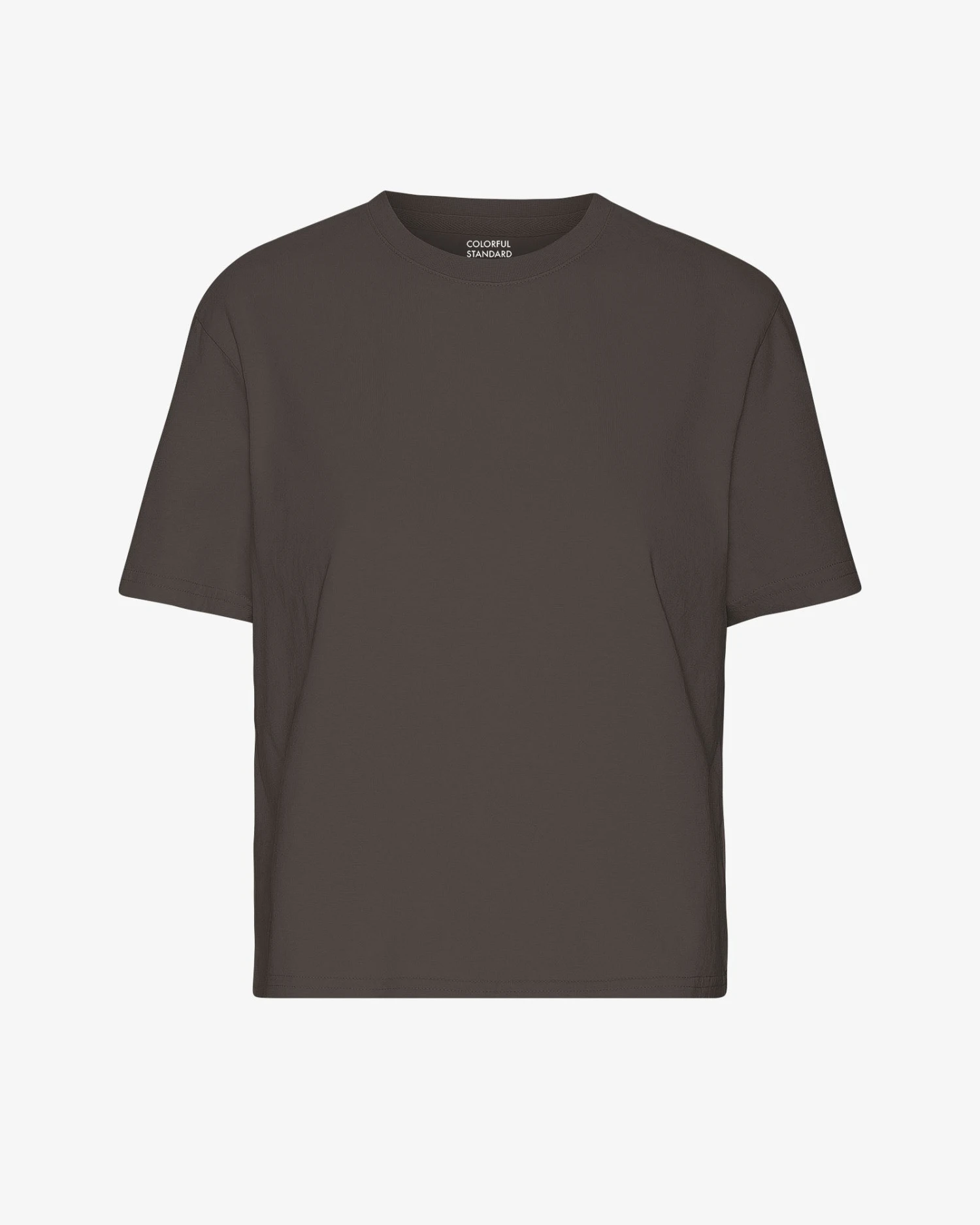 Colorful Standard Organic Boxy Crop Tee - Coffee Brown 3 Colorful Standard Organic Boxy Crop Tee - Coffee Brown