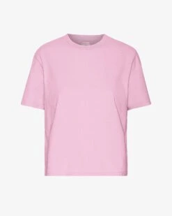 Colorful Standard Organic Boxy Crop Tee - Flamingo Pink