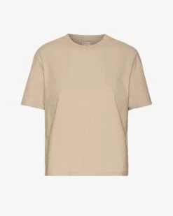 Colorful Standard Organic Boxy Crop Tee - Honey Beige