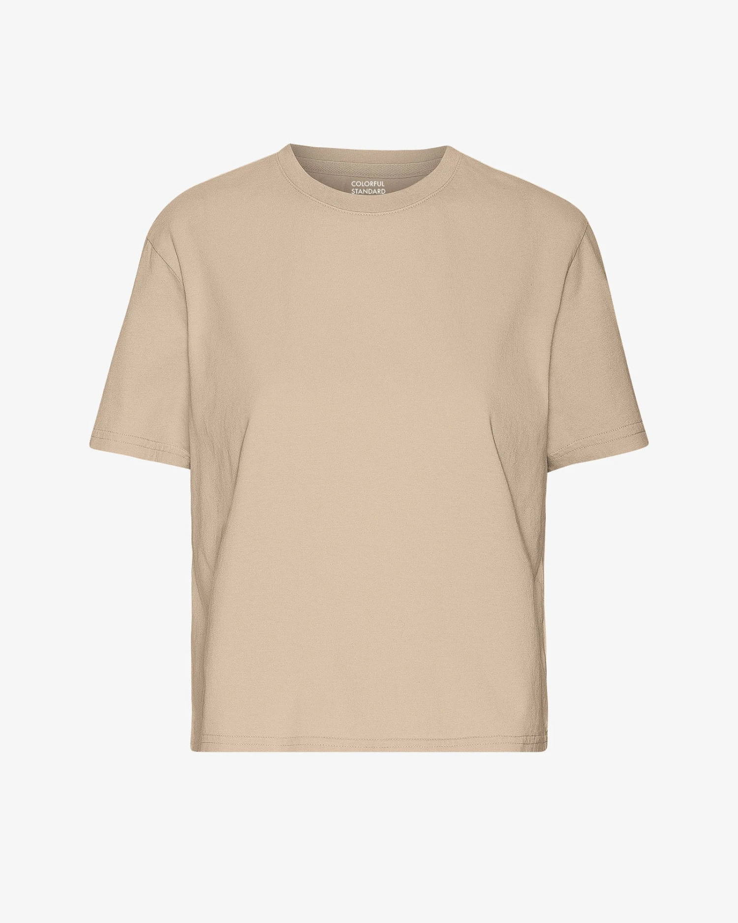 Colorful Standard Organic Boxy Crop Tee - Honey Beige