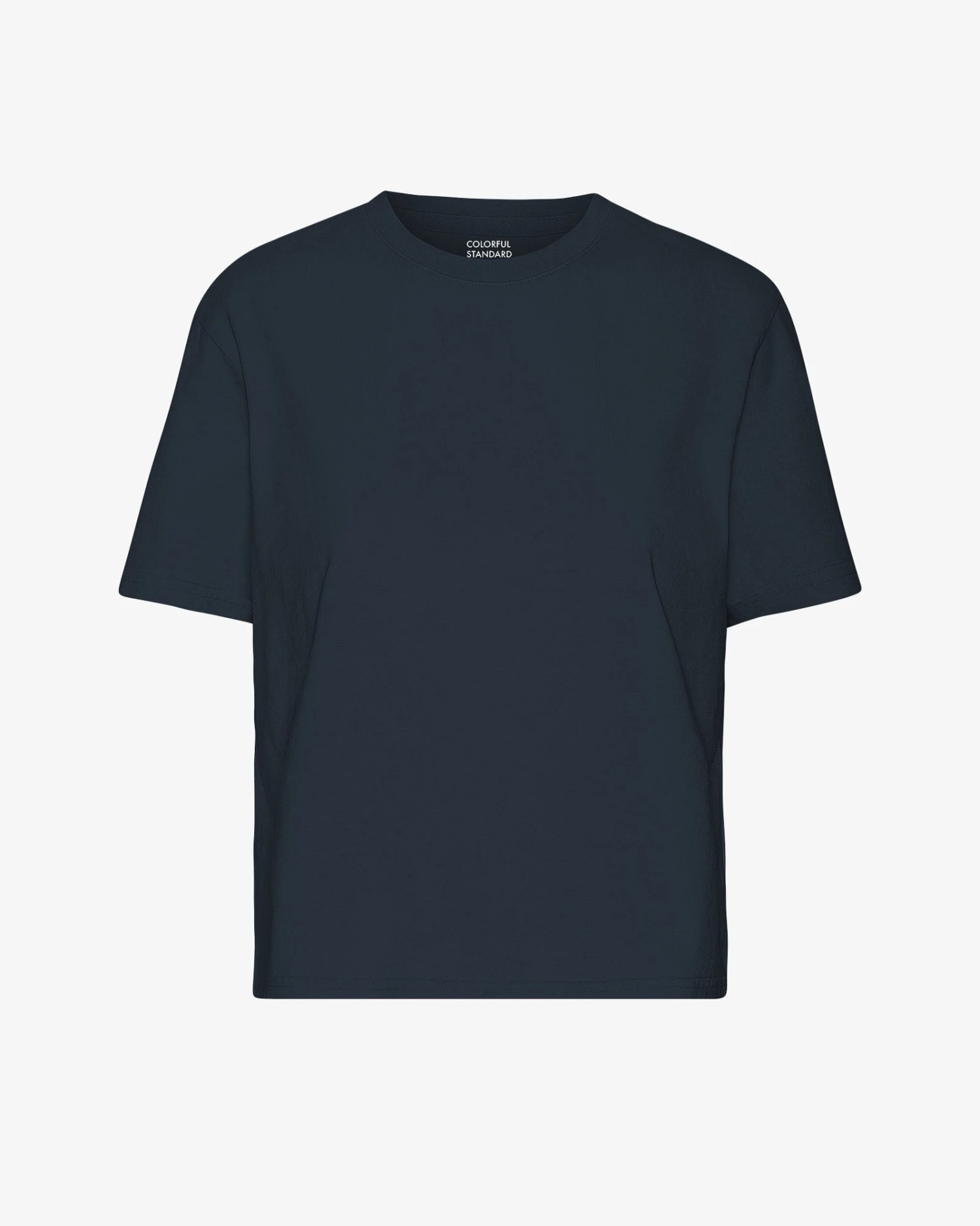 Colorful Standard Organic Boxy Crop Tee - Navy Blue 3 Colorful Standard Organic Boxy Crop Tee - Navy Blue