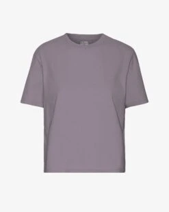 Colorful Standard Organic Boxy Crop Tee - Purple Haze