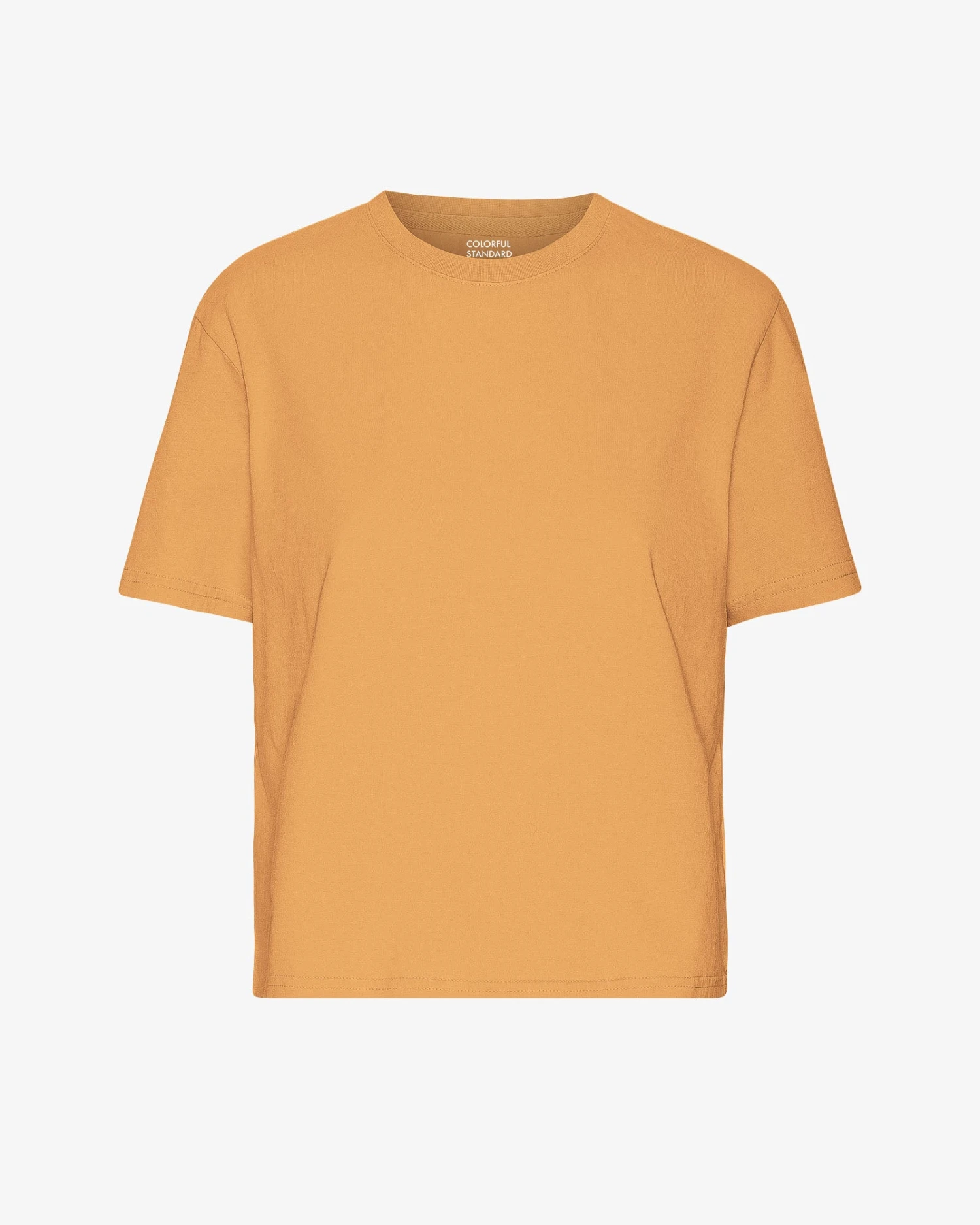 Colorful Standard Organic Boxy Crop Tee - Sandstone Orange 3 Colorful Standard Organic Boxy Crop Tee - Sandstone Orange