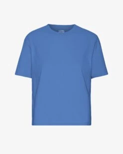 Colorful Standard Organic Boxy Crop Tee - Sky Blue