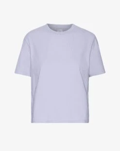 Colorful Standard Organic Boxy Crop Tee - Soft Lavender