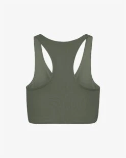 Colorful Standard Active Cropped Bra - Dusty Olive -Active Fashion Store CS3022 Female ActiveCroppedBra DustyOlive 2 63e6ee06 880a 4926 a36d 1e7efad50c68