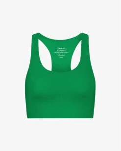 Colorful Standard Active Cropped Bra - Kelly Green