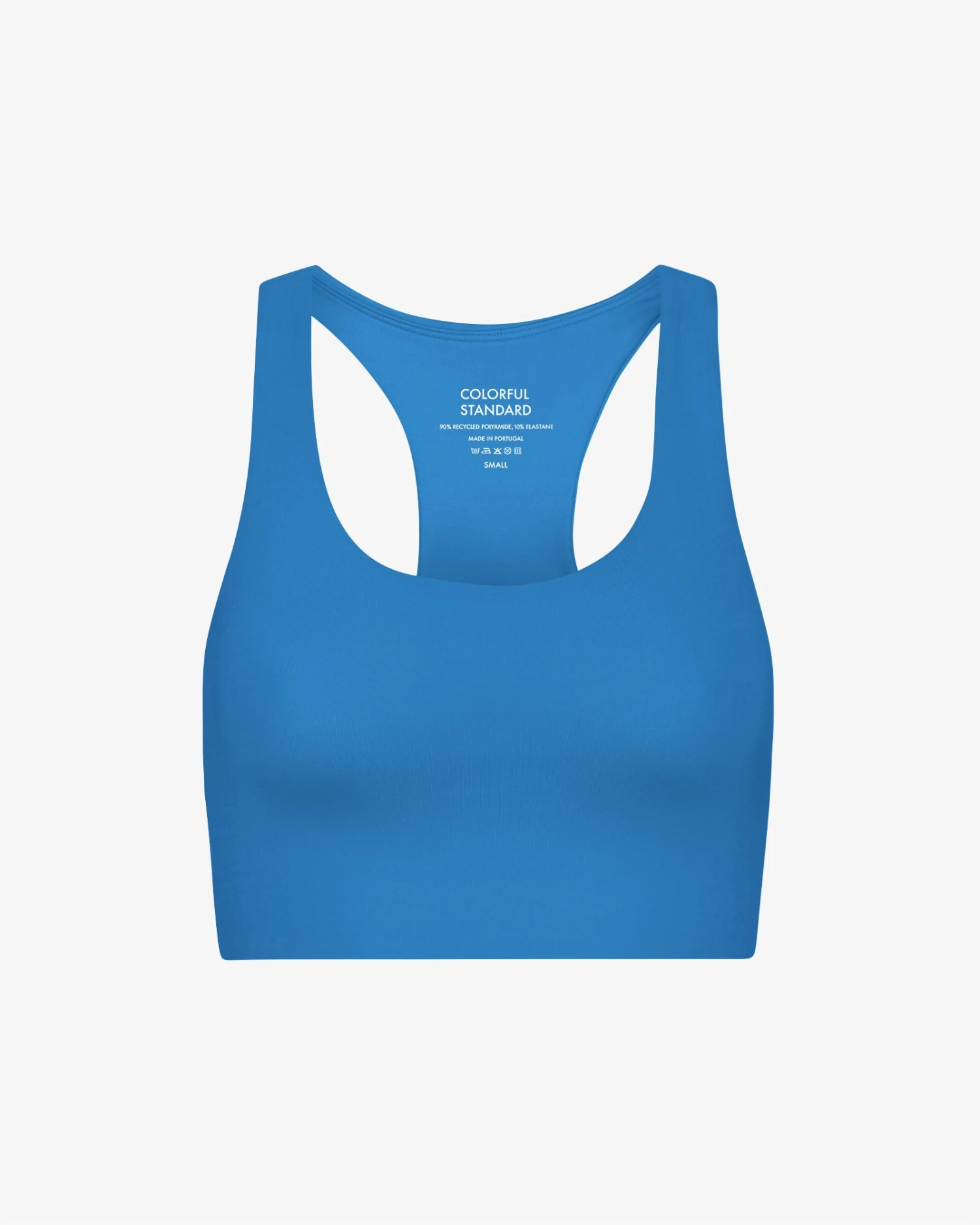 Colorful Standard Active Cropped Bra - Pacific Blue 3 Colorful Standard Active Cropped Bra - Pacific Blue