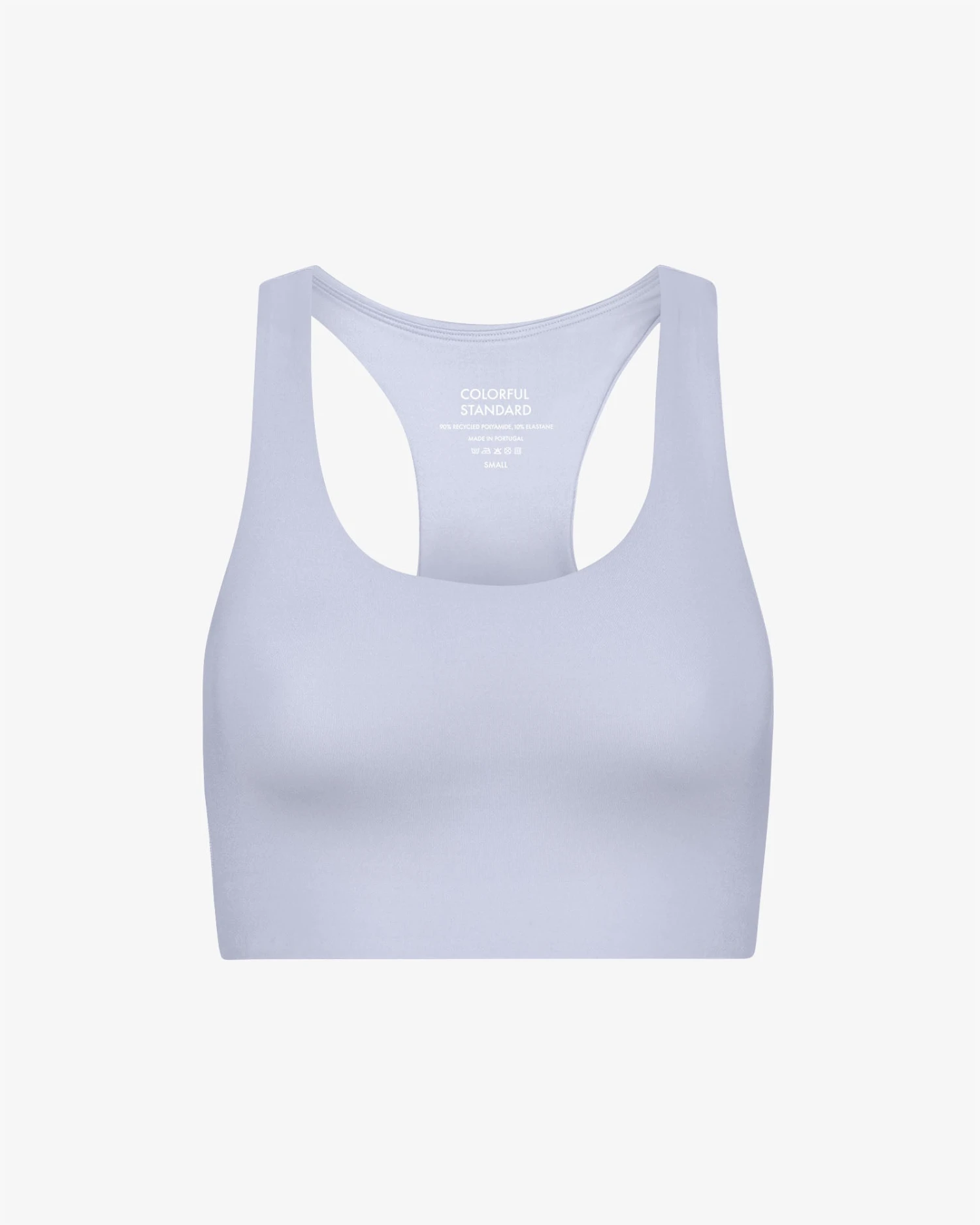 Colorful Standard Active Cropped Bra - Soft Lavender 3 Colorful Standard Active Cropped Bra - Soft Lavender