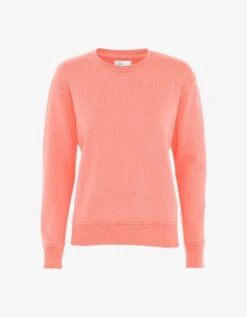 Colorful Standard Women Classic Organic Crew - Bright Coral