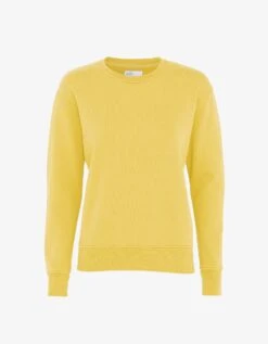 Colorful Standard Women Classic Organic Crew - Lemon Yellow