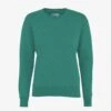 Colorful Standard Women Classic Organic Crew - Pine Green 1 Colorful Standard Women Classic Organic Crew - Pine Green -Active Fashion Store Women Classic Organic Crew Women Crewneck CS2052 Pine Green