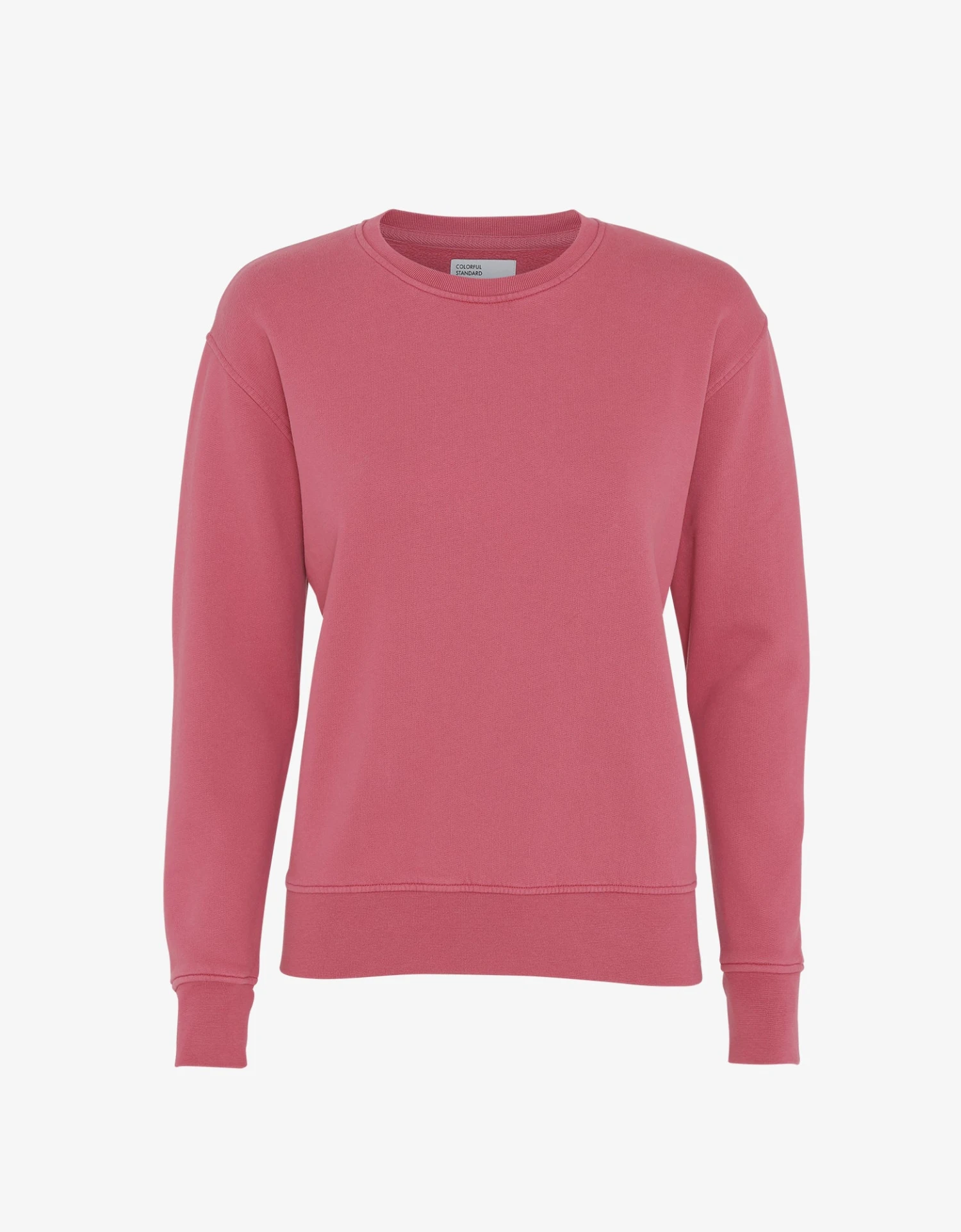 Colorful Standard Women Classic Organic Crew - Raspberry Pink 3 Colorful Standard Women Classic Organic Crew - Raspberry Pink