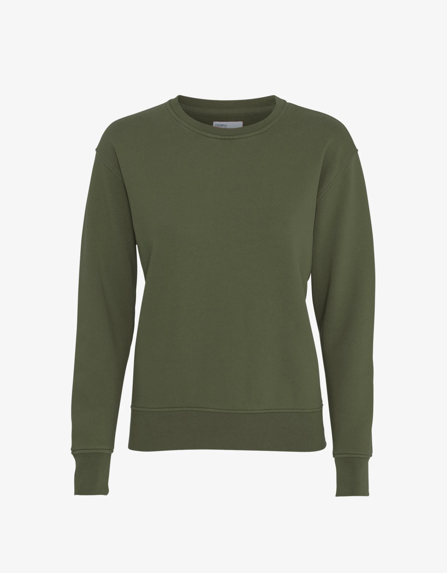 Colorful Standard Women Classic Organic Crew - Seaweed Green 3 Colorful Standard Women Classic Organic Crew - Seaweed Green