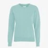 Colorful Standard Women Classic Organic Crew - Teal Blue