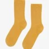 Colorful Standard Women Classic Organic Sock - Burned Yellow 1 Colorful Standard Women Classic Organic Sock - Burned Yellow -Active Fashion Store Women Classic Organic Sock Women Classic Organic Sock CS6002 Burned Yellow