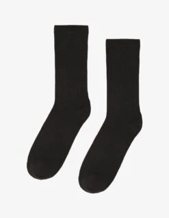 Colorful Standard Women Classic Organic Sock - Deep Black