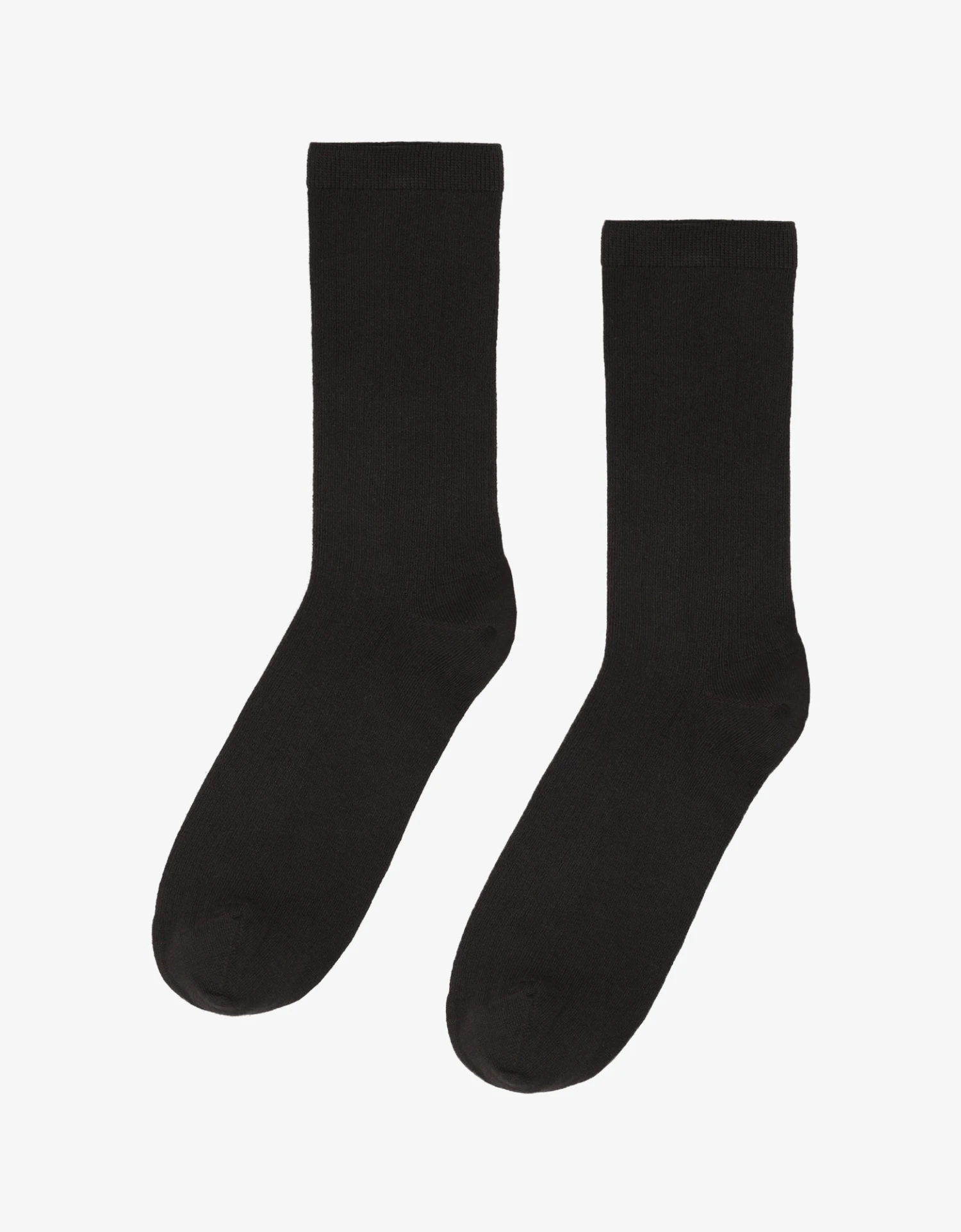Colorful Standard Women Classic Organic Sock - Deep Black 2 Colorful Standard Women Classic Organic Sock - Deep Black