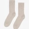 Colorful Standard Women Classic Organic Sock - Ivory White