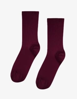 Colorful Standard Women Classic Organic Sock - Oxblood Red