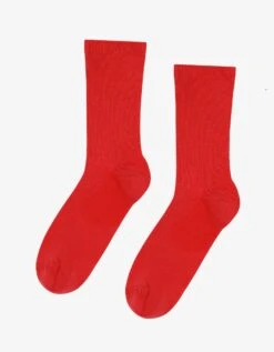 Colorful Standard Women Classic Organic Sock - Scarlet Red