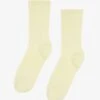 Colorful Standard Women Classic Organic Sock - Soft Yellow -Active Fashion Store Women Classic Organic Sock Women Classic Organic Sock CS6002 Soft Yellow