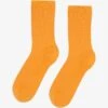 Colorful Standard Women Classic Organic Sock - Sunny Orange -Active Fashion Store Women Classic Organic Sock Women Classic Organic Sock CS6002 Sunny Orange