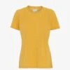 Colorful Standard Women Light Organic Tee - Burned Yellow 1 Colorful Standard Women Light Organic Tee - Burned Yellow -Active Fashion Store Women Light Organic Tee Women T shirt CS2051 Burned Yellow