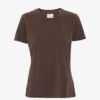 Colorful Standard Women Light Organic Tee - Coffee Brown -Active Fashion Store Women Light Organic Tee Women T shirt CS2051 Coffee Brown