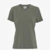 Colorful Standard Women Light Organic Tee - Dusty Olive 2 Colorful Standard Women Light Organic Tee - Dusty Olive -Active Fashion Store Women Light Organic Tee Women T shirt CS2051 Dusty Olive