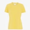 Colorful Standard Women Light Organic Tee - Lemon Yellow 1 Colorful Standard Women Light Organic Tee - Lemon Yellow -Active Fashion Store Women Light Organic Tee Women T shirt CS2051 Lemon Yellow