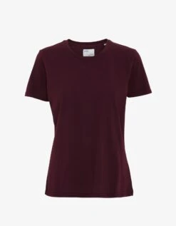 Colorful Standard Women Light Organic Tee - Oxblood Red