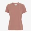 Colorful Standard Women Light Organic Tee - Rosewood Mist -Active Fashion Store Women Light Organic Tee Women T shirt CS2051 Rosewood Mist