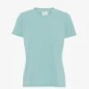 Colorful Standard Women Light Organic Tee - Teal Blue 1 Colorful Standard Women Light Organic Tee - Teal Blue -Active Fashion Store Women Light Organic Tee Women T shirt CS2051 Teal Blue