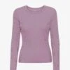 Colorful Standard Women Organic Rib LS T-Shirt - Pearly Purple 2 Colorful Standard Women Organic Rib LS T-Shirt - Pearly Purple -Active Fashion Store Women Organic Rib LS T Shirt Women LS T Shirt CS2055 Pearly Purple