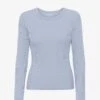 Colorful Standard Women Organic Rib LS T-Shirt - Powder Blue