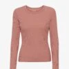 Colorful Standard Women Organic Rib LS T-Shirt - Rosewood Mist