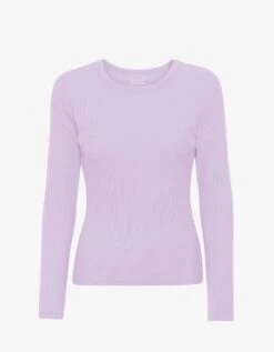 Colorful Standard Women Organic Rib LS T-Shirt - Soft Lavender
